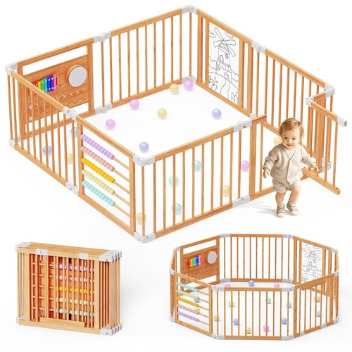 Laufstall baby holz - laufstall,