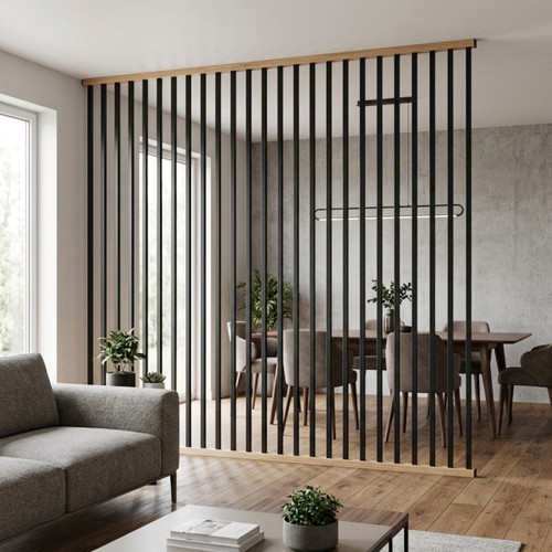 Harfengeländer lamellen wand - lamellen,