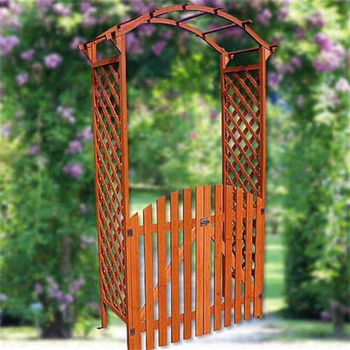 Rosenbogen holz pergola - holz,