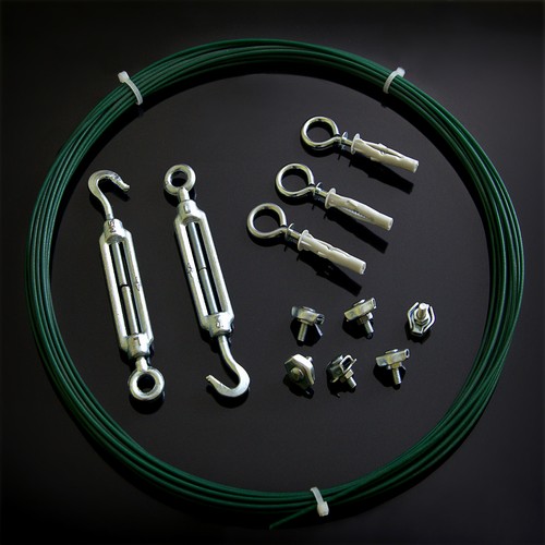 Rankhilfe set drahtseil seil - rankhilfe,
